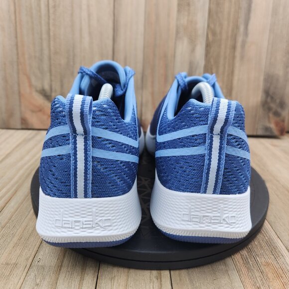 Womens Dansko Sky Blue Mesh size 7 (Euro 38) Athletic Oxford Sneakers Shoes - Picture 4 of 10